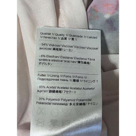 ESCADA Dress Deniel Fantasy Floral Knee Length Sleeveless Dress Multicolor US 6 - Picture 13 of 14